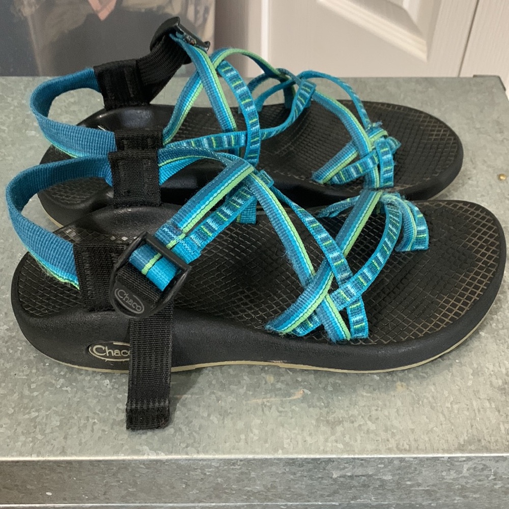 Blue/Green Chacos - Picture 3 of 5